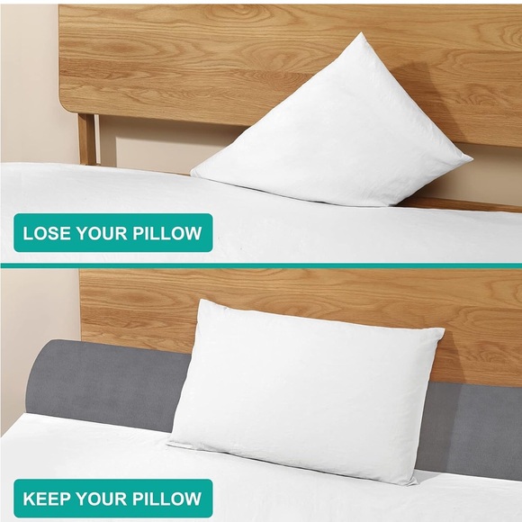 NWOT Headboard wedge pillow. King sized 76x10x6 - Picture 5 of 6